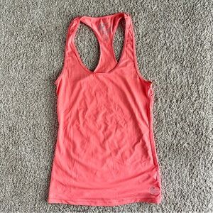 Tone It Up Women Coral Pink Racerback Athletic Tank Top Size S